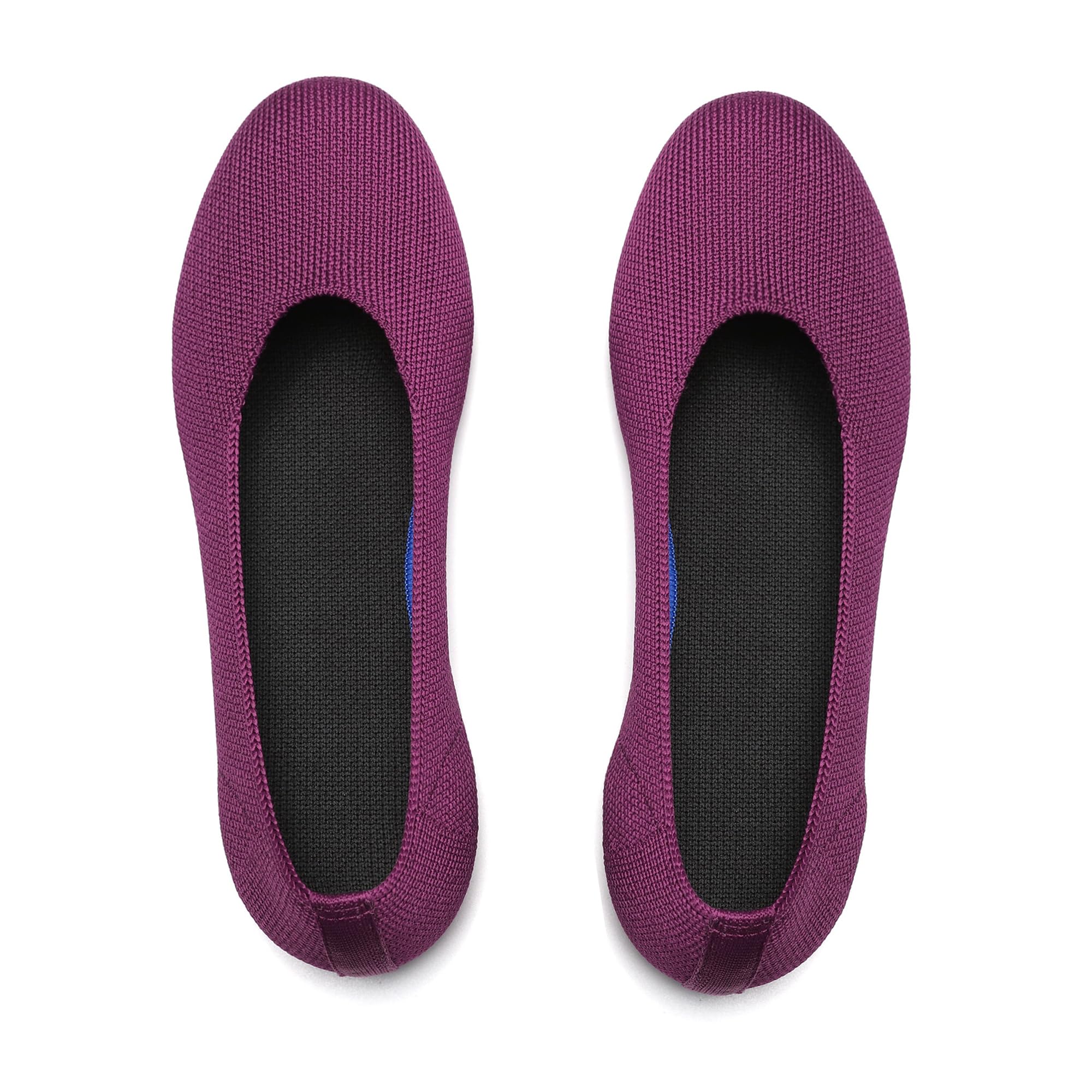 Women's Ballet Flats - Comfortable Knit Round Toe Mesh Shoes for Casual & Dressy Wear | Perfect for Office, Walking, and Everyday Outfits