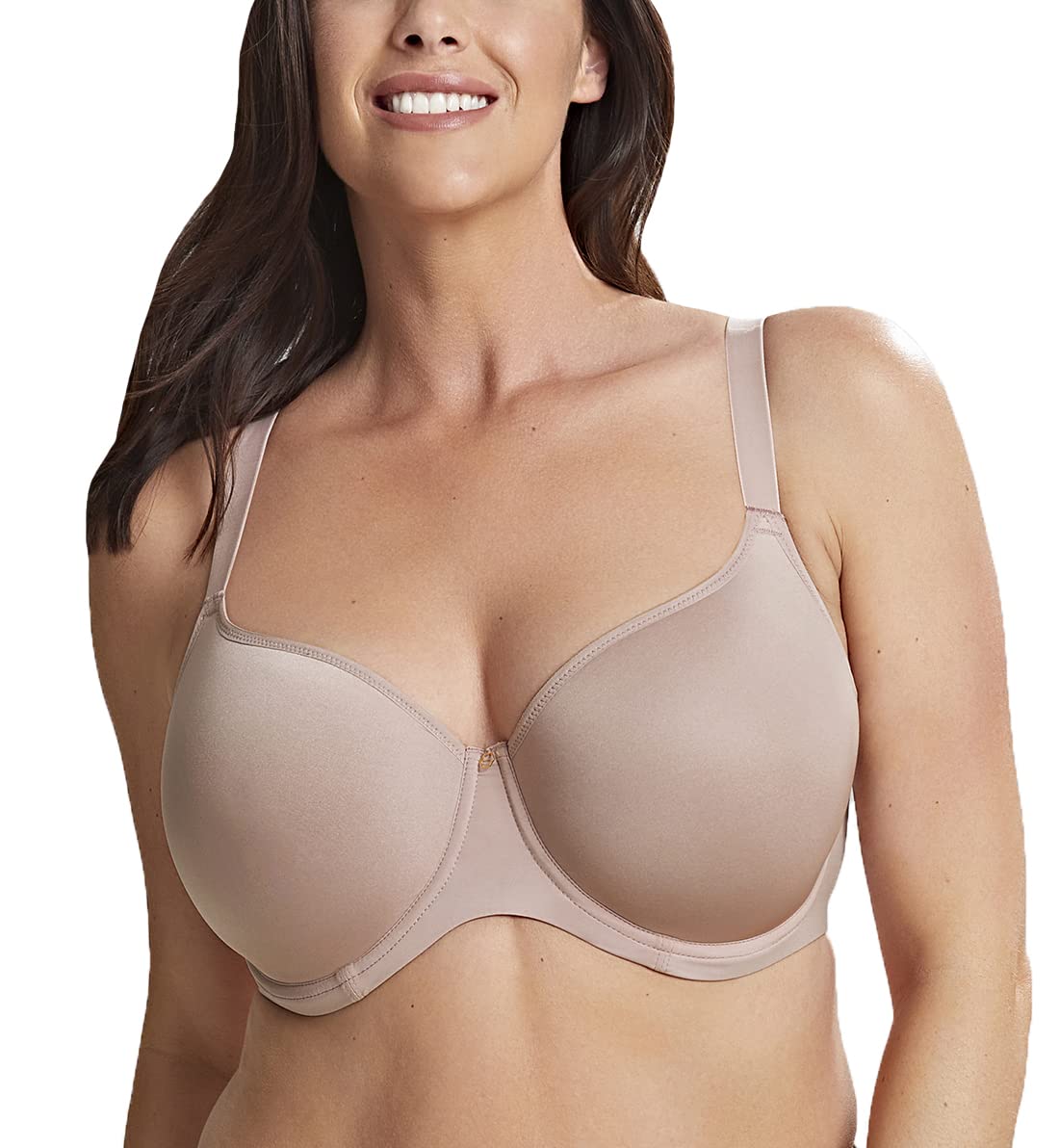 Sculptresse Elegance Spacer Molded Underwire Bra with J Hook (10401) - Full Coverage Support for Plus Size Women - Perfect for Work, Evening Wear & Special Occasions