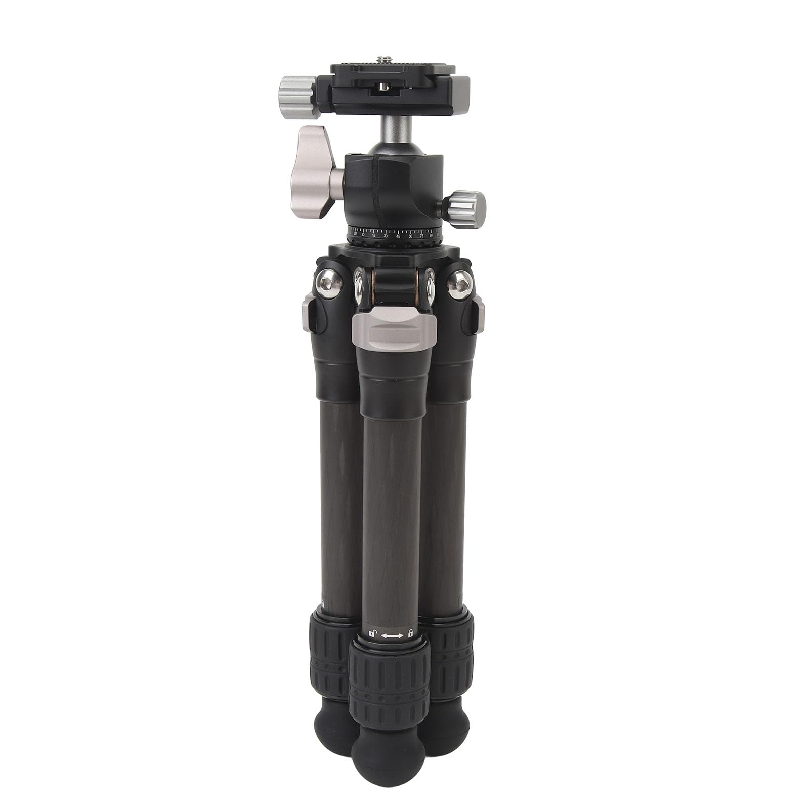 Tbest Carbon Fiber Mini Camera Tripod Stand - Portable Multi-Angle Adjustable DSLR Tripod Mount for Photography & Vlogging | Perfect for Travel, YouTube & Outdoor Shooting