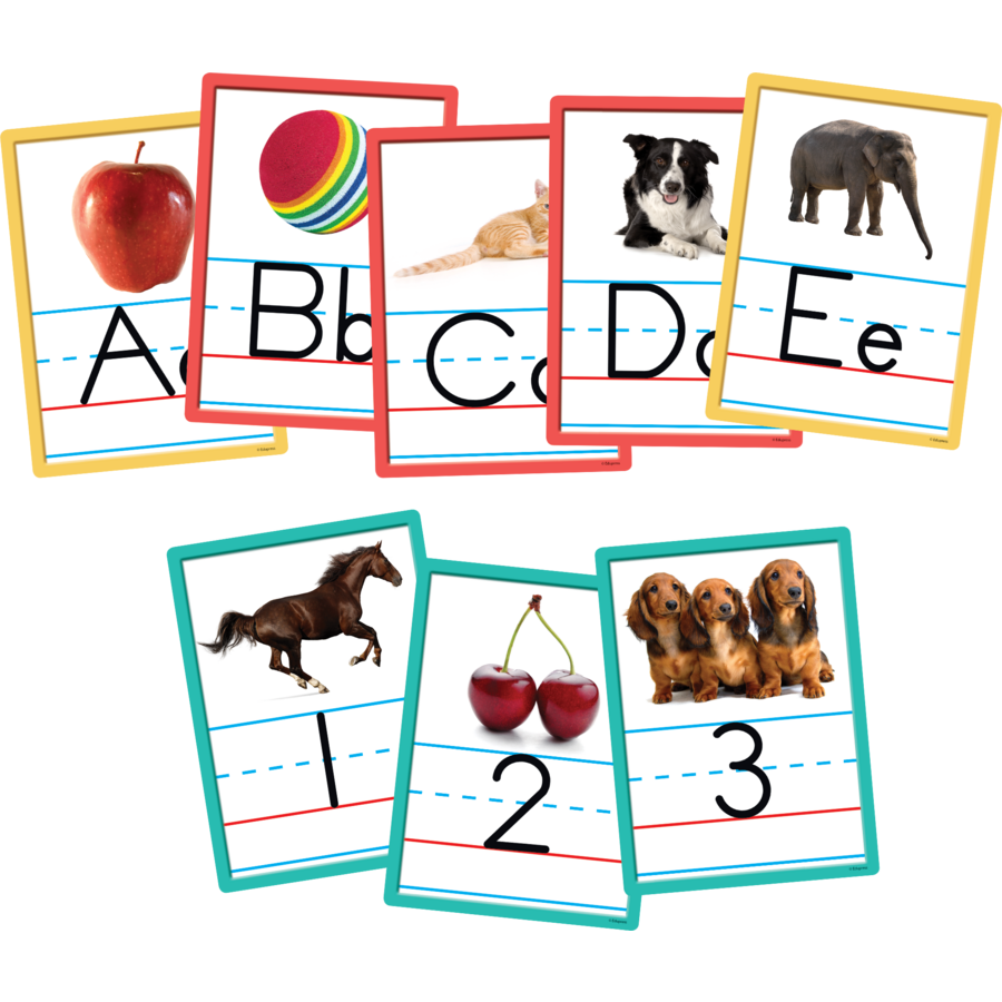 Alphabet and Numbers Accents - Educational Learning Decor for Kids' Rooms & Classrooms - Perfect for Nursery, Preschool, and Homeschooling