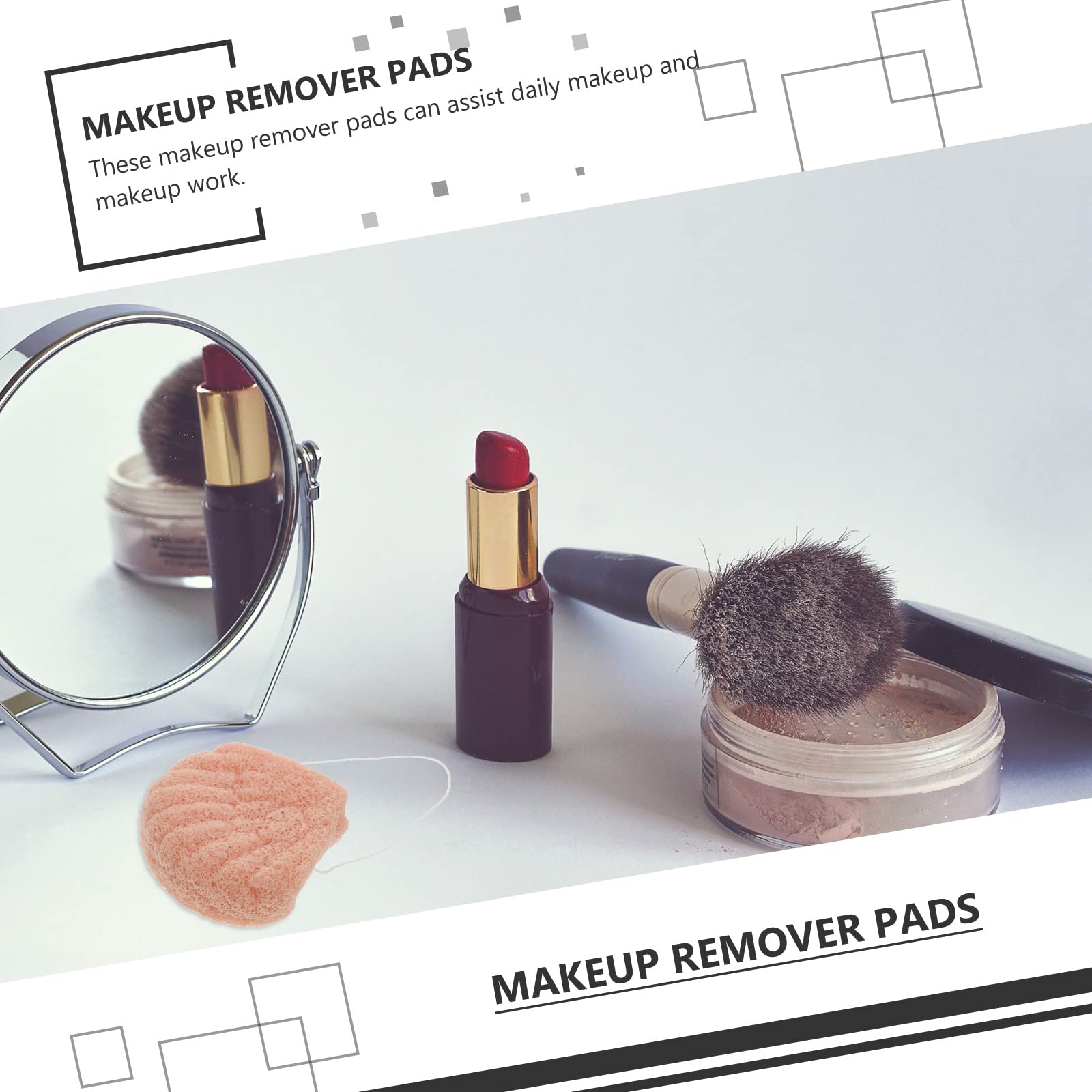 EXCLUZO 4-Pack Konjac Facial Sponges - Gentle Skin Cleansing Puffs for Sensitive Skin | Home & Travel Use, Daily Face Wash & Makeup Removal
