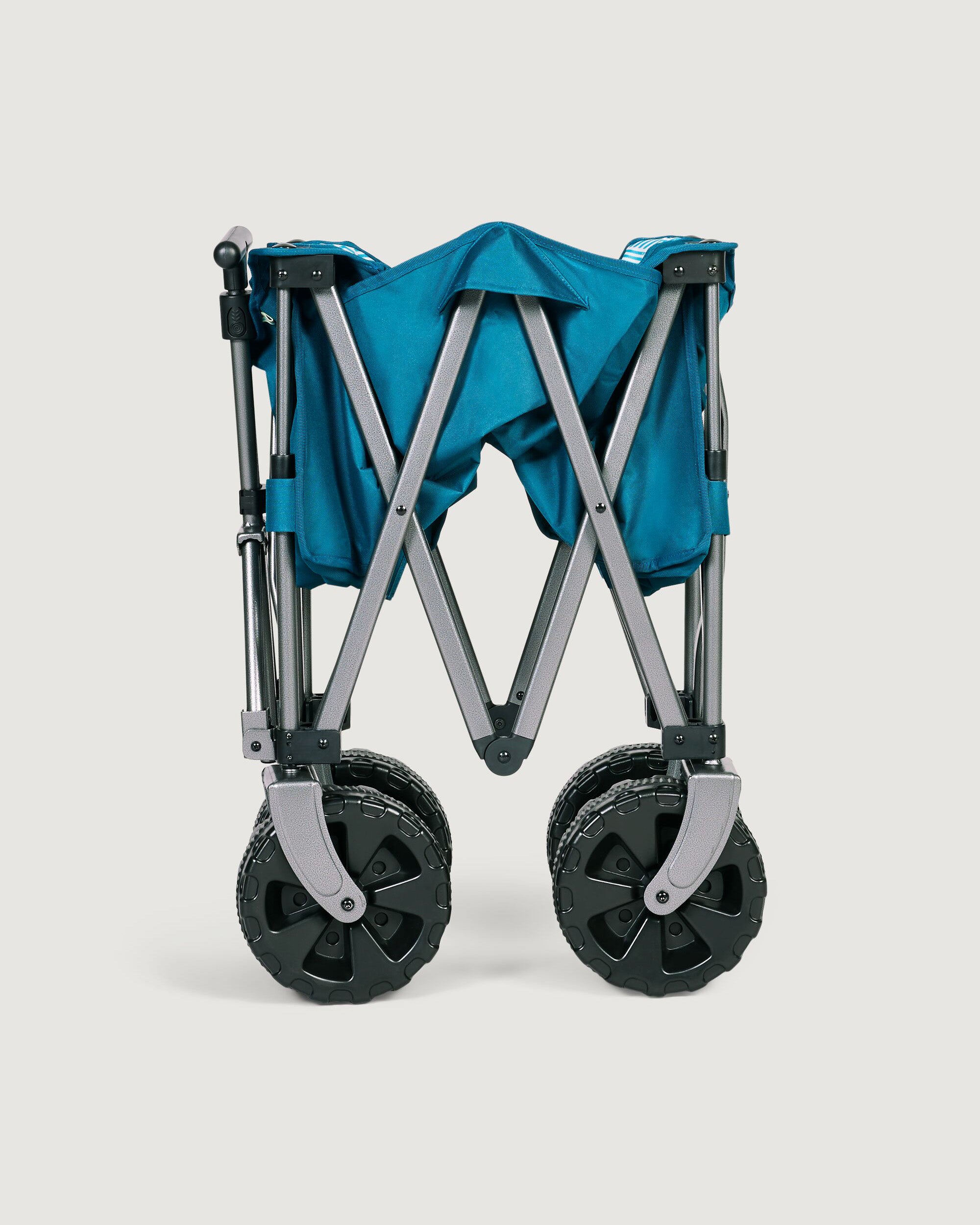 Retreat Trolley - Deep Sea Blue Cove Geometric Print Luggage - Perfect for Travel, Airports, and Weekend Getaways