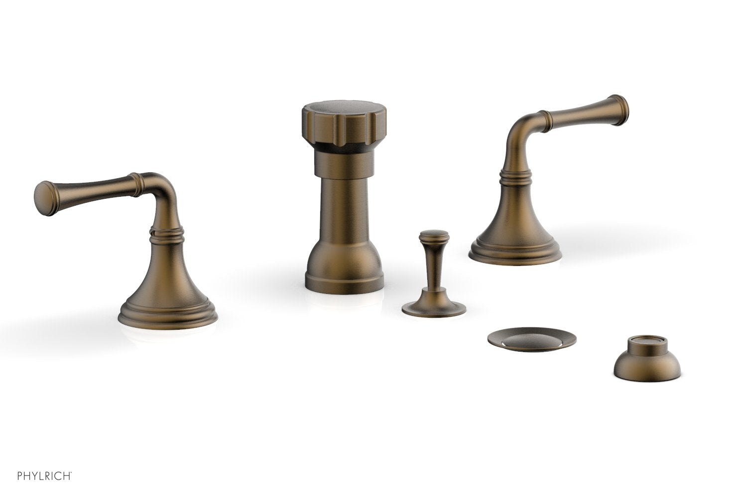 3RING Four Hole Bidet Set D4205 - Stainless Steel Bidet Sprayer with 4 Holes for Toilet, Bathroom Hygiene & Cleaning - Perfect for Home, RV, and Travel Use
