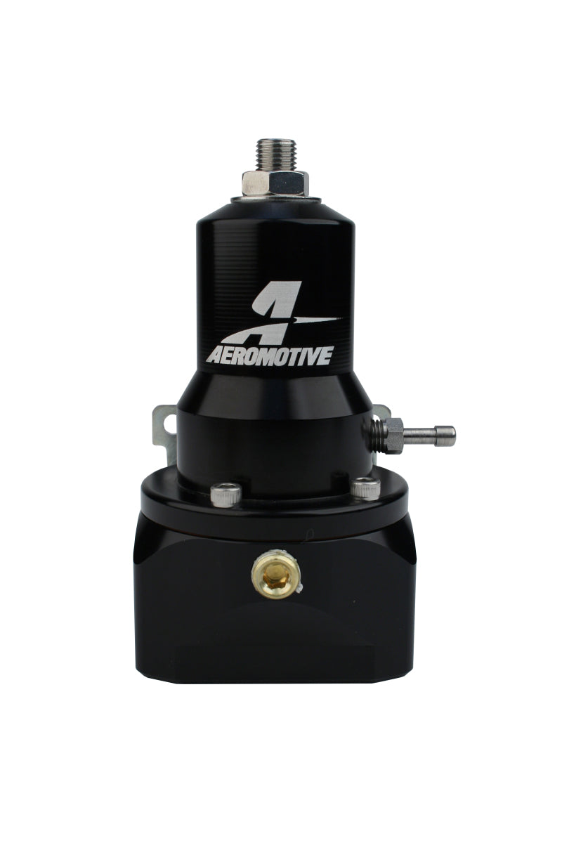 Aeromotive Fuel Pressure Regulator 30-120 PSI with .313 Valve, 2x AN 10 Inlets & AN 10 Bypass - High Performance Fuel System for Racing & Custom Automotive Applications