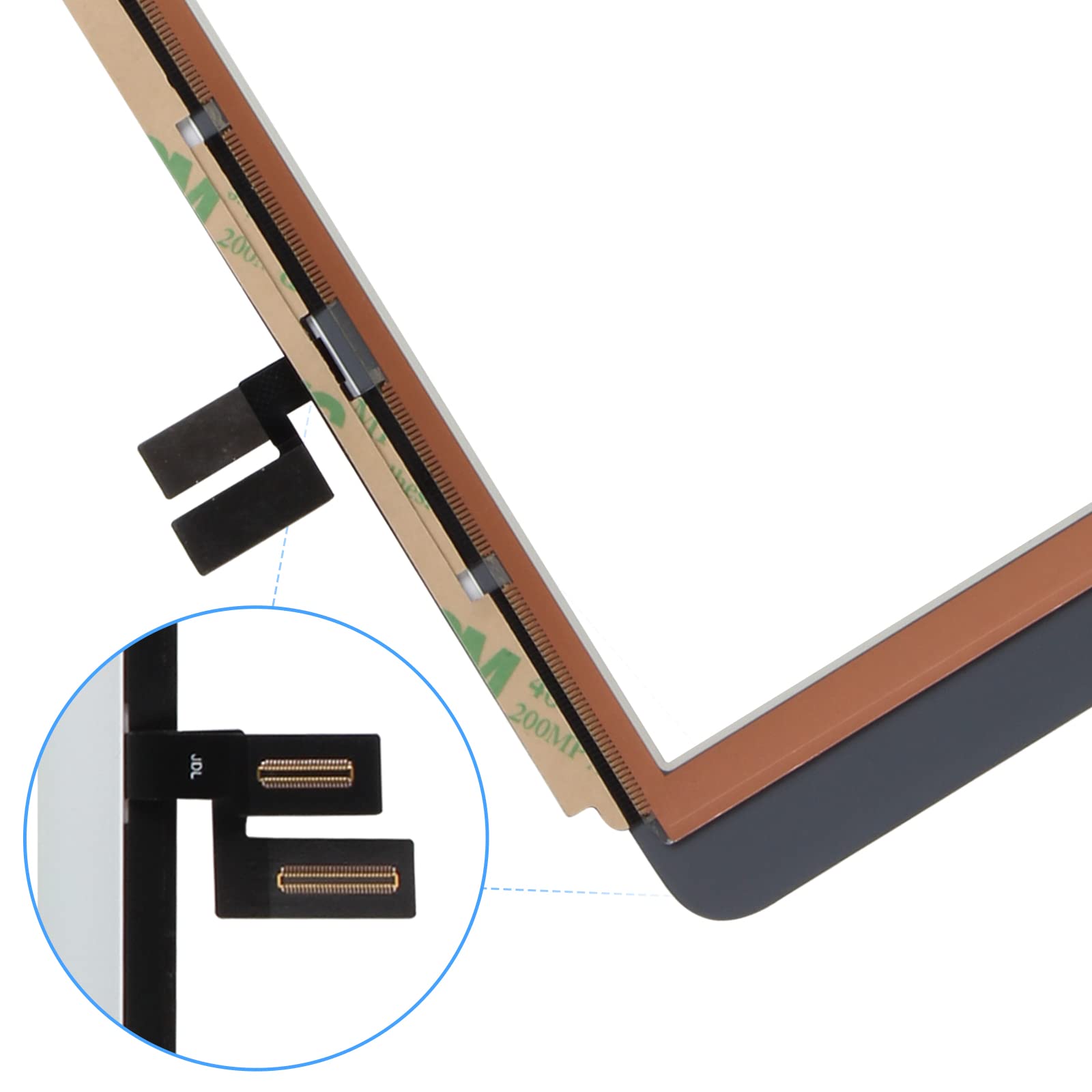 2021 iPad 9 9th Generation Touch Screen Digitizer Replacement - Compatible with iPad 10.2