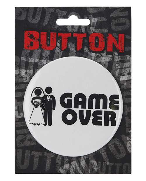 Bachelorette Party Button - Fun & Hilarious Game Over Badge for Bridal Showers, Girls' Night Out & Bachelorette Events