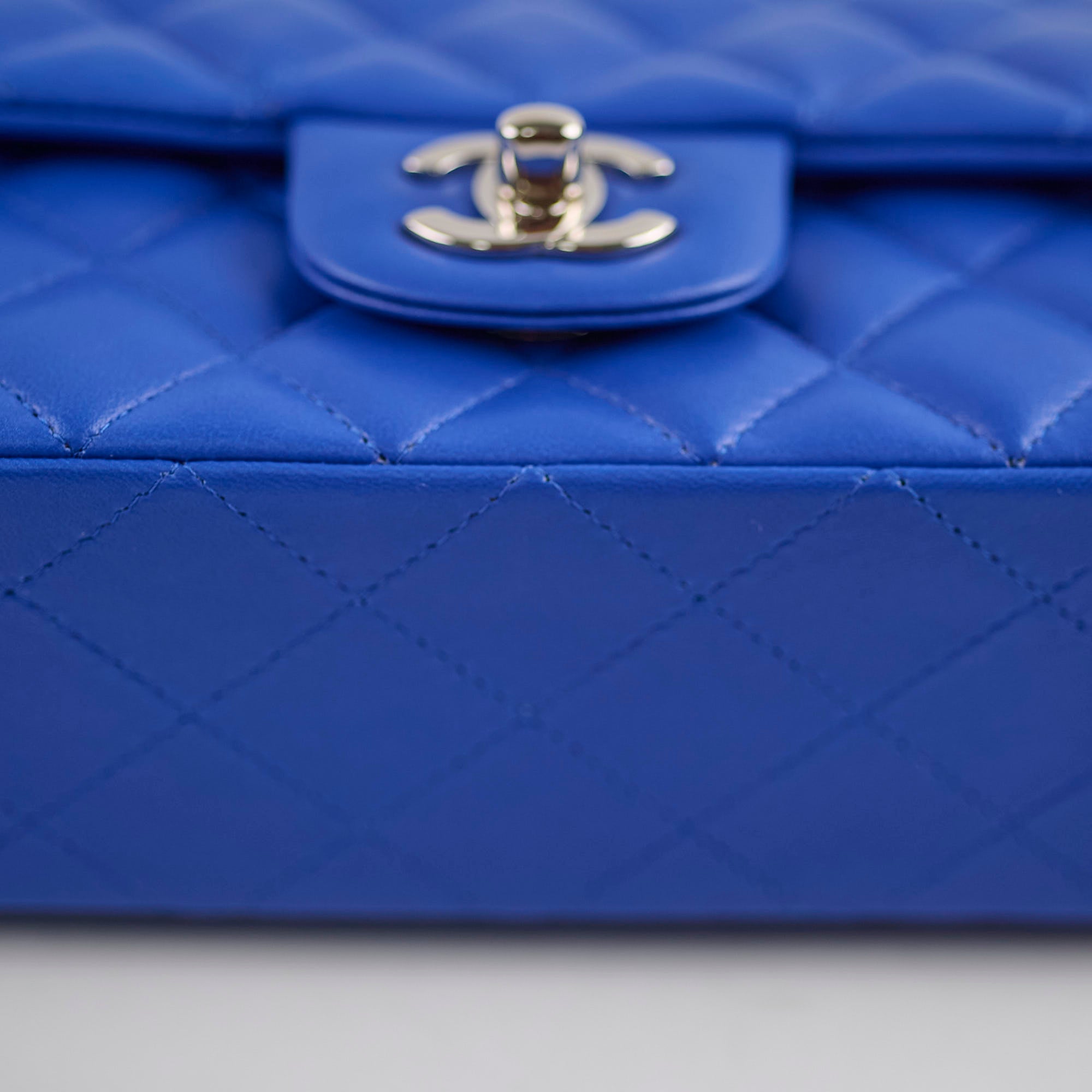 Chanel Mini Rectangular Flap Bag in Blue - 27 Series | Luxury Designer Crossbody Bag for Women | Perfect for Evening Parties, Date Nights & Special Occasions