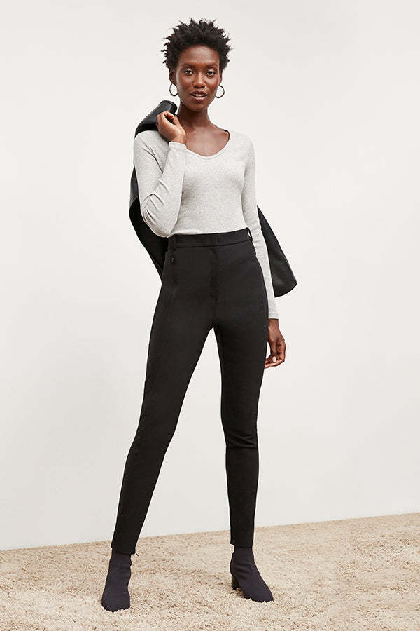 Curie Pant PowerStretch Pro - High-Performance Stretch Pants for Women in Black | Perfect for Yoga, Running & Outdoor Activities