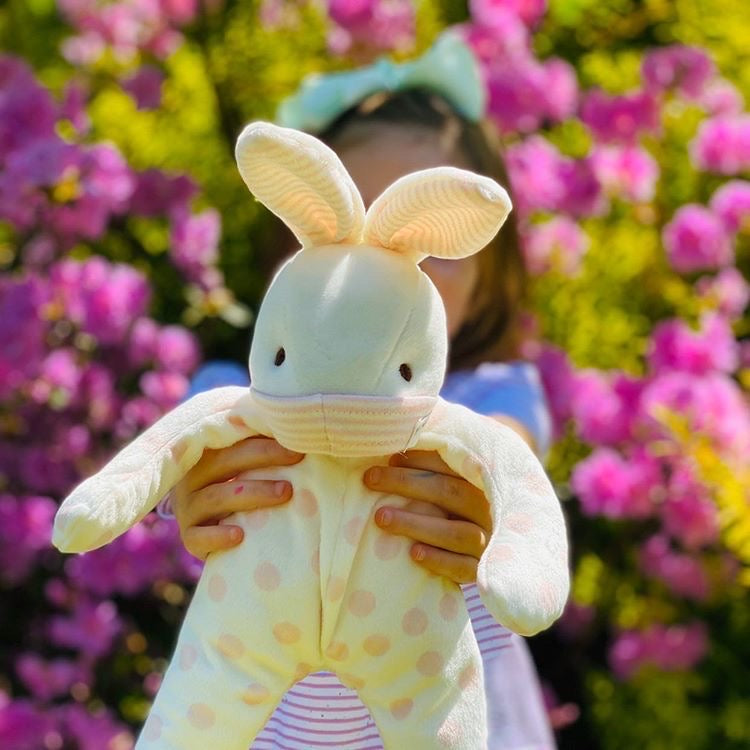 Big Blossom Buddy Plush Toy with Face Mask - Cute Floral Stuffed Animal for Kids' Room Decor, Birthday Gifts & Comfort Companion