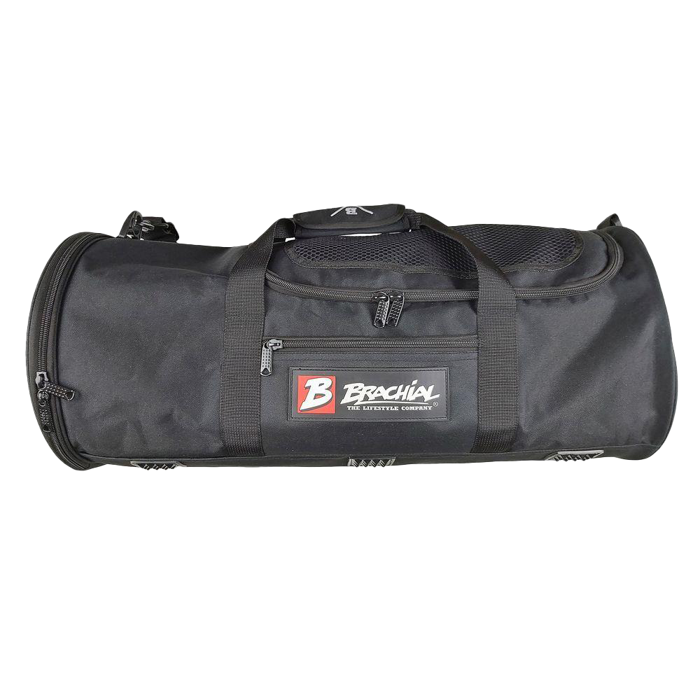 Brachial Sports Bag for Travel & Gym - Durable Black Backpack for Men & Women - Perfect for Workouts, Hiking & Daily Commute
