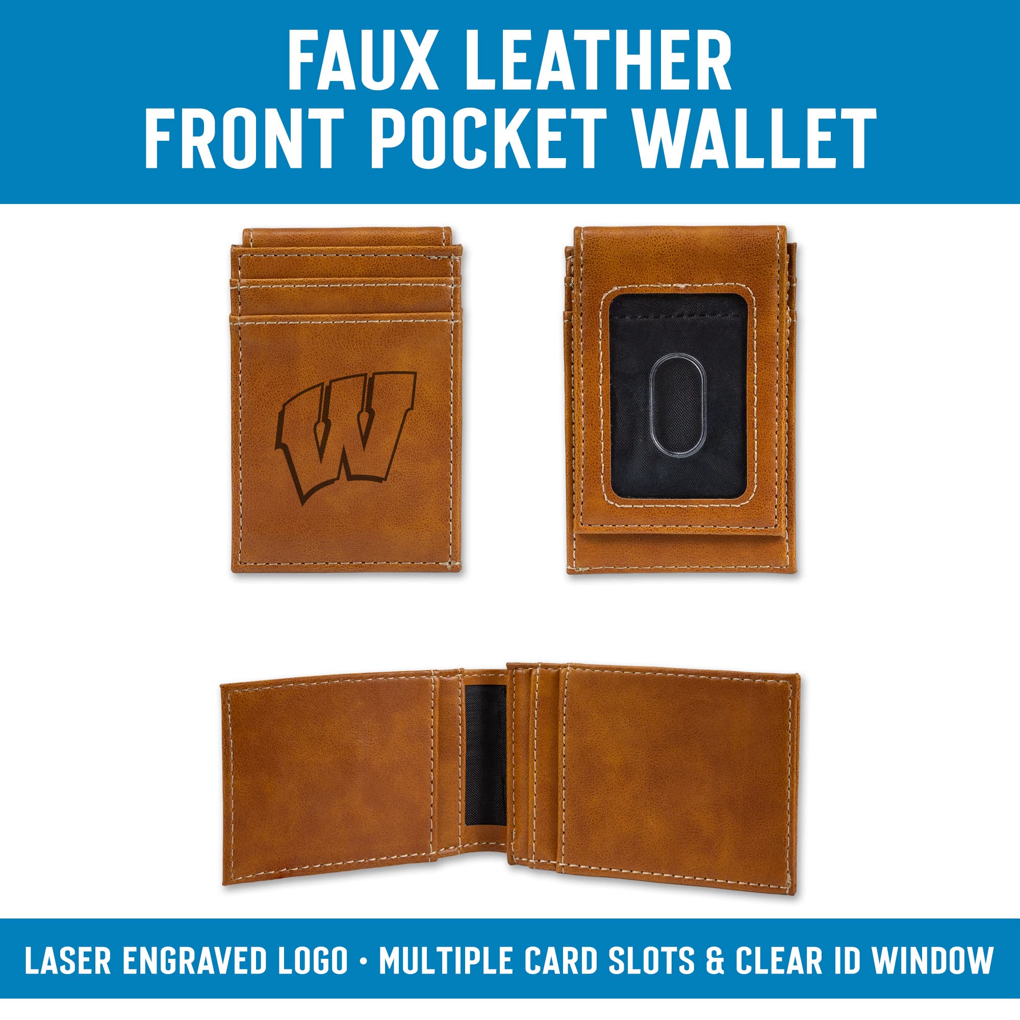 NBA Basketball Laser Engraved Front Pocket Wallet - Slim & Comfortable Bifold Wallet for Men | Perfect Gift for Basketball Fans | Ideal for Game Day, Travel & Everyday Carry