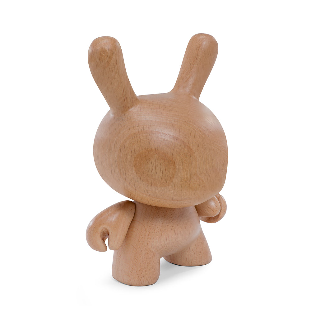 Kidrobot RAW Beech 8 Wood Dunny Limited Edition Vinyl Art Toy - Collectible Designer Figure for Home Decor & Office Display - Perfect for Art Collectors & Pop Culture Enthusiasts