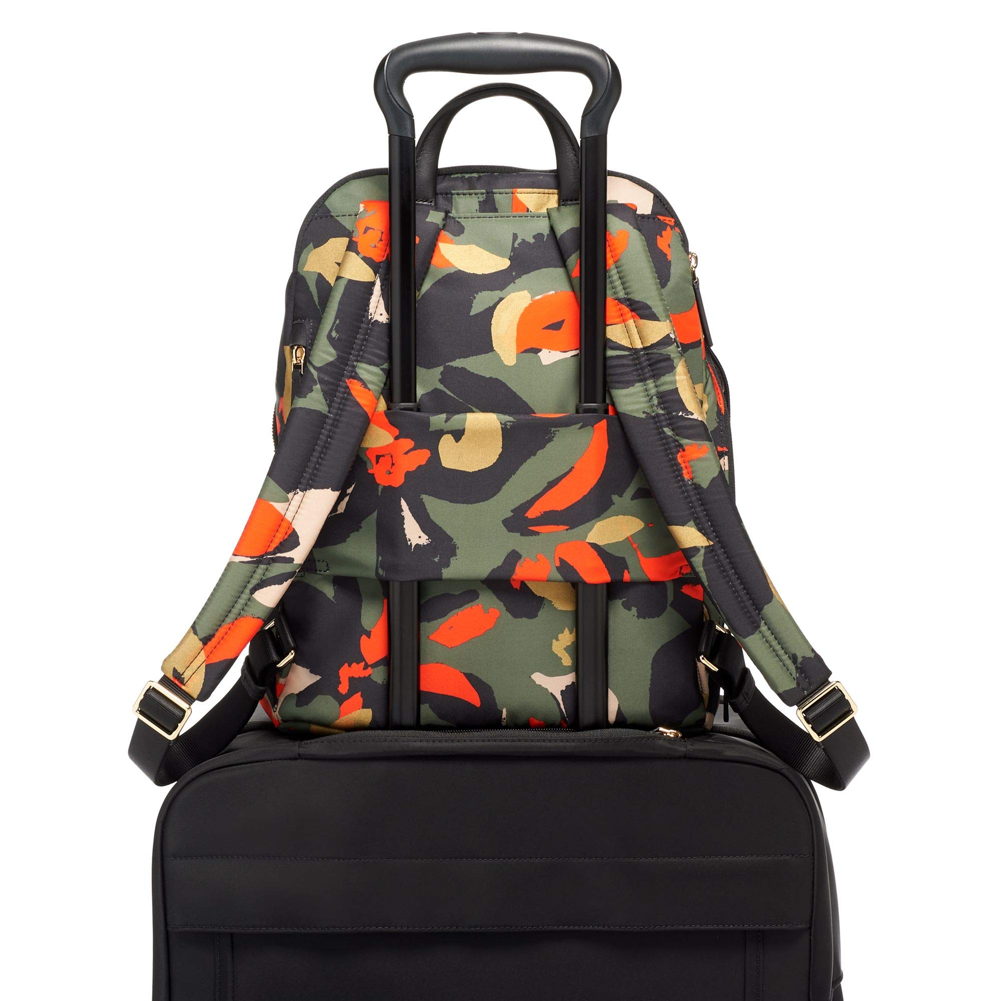 TUMI Voyageur Hartford 13 Inch Laptop Backpack for Women - Stylish Lily Abstract Print Computer Bag - Perfect for Work, Travel & School Commute
