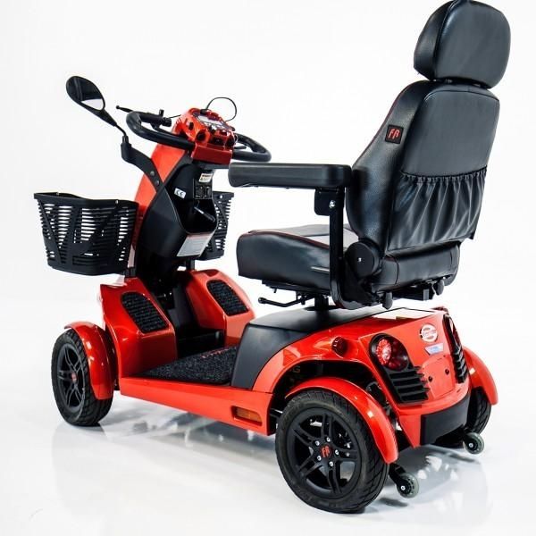 FreeRider USA FR1 4 Wheel Heavy Duty Mobility Scooter for Adults - 500 lbs Weight Capacity - Electric Powered Wheelchair for Indoor & Outdoor Use - Ideal for Shopping, Travel, and Daily Mobility Assistance