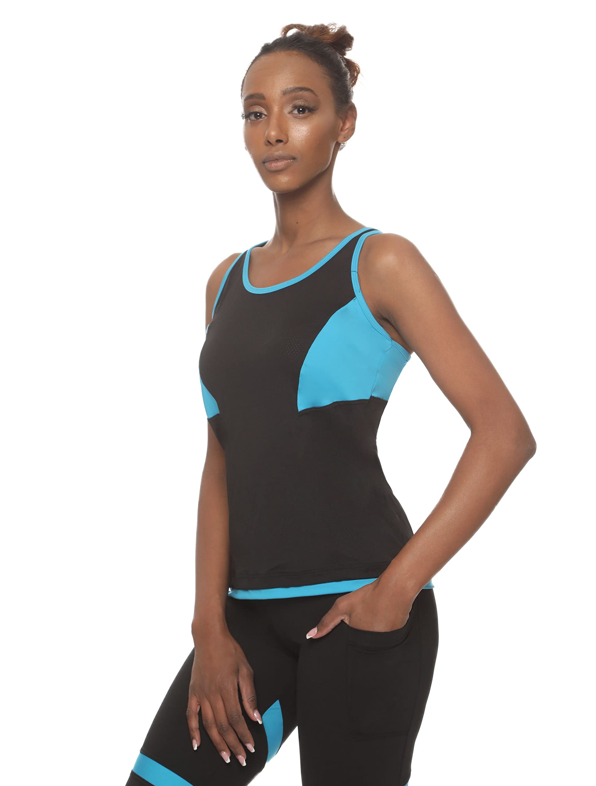 Nirlon Women's Athletic Tops - Breathable Workout Shirts for Gym, Yoga & Running - Regular & Plus Size Activewear (30003) | Perfect for Fitness Training, Cardio Exercises & Outdoor Sports
