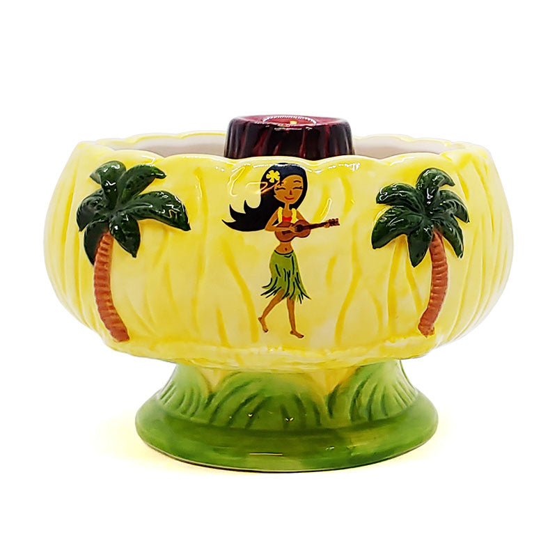 BarConic® 32 oz Volcano Bowl - Premium Large Capacity Party Serving Bowl for Punch, Salad, and Snacks - Perfect for Entertaining, BBQs, and Gatherings