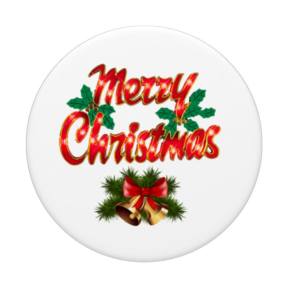 Christmas PopSockets Phone Grip & Stand - Expandable Phone Holder for iPhone, Samsung & Tablets - Perfect Holiday Gift for Stocking Stuffers & Everyday Use