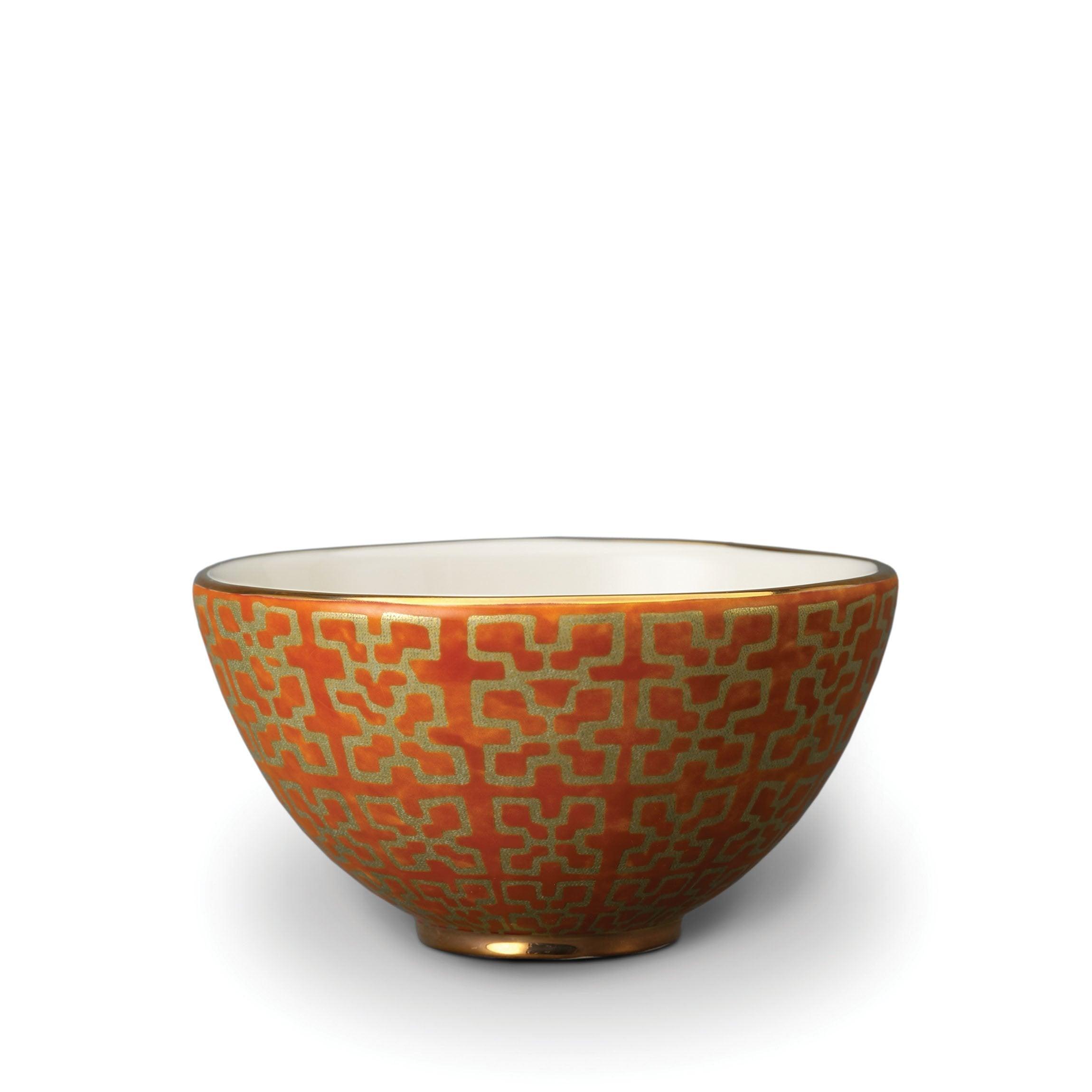 Premium Fortuny Ashanti Ceramic Cereal Bowls Set of 4 - Elegant Breakfast Bowls for Cereal, Soup, Salad & Dessert - Perfect for Home, Restaurant & Gift Giving