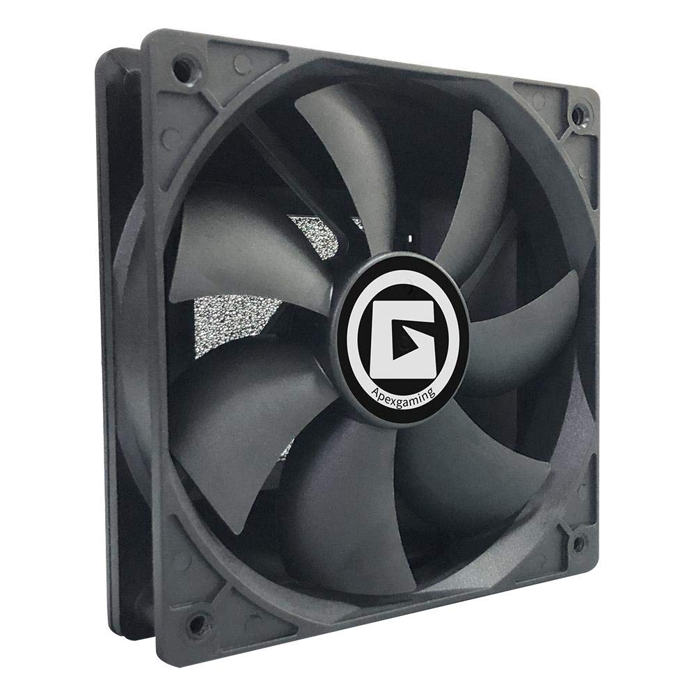 ApexGaming Mid Tower ATX Gaming PC Case with RGB Fans - High Airflow Computer Case for Gaming, Streaming & Workstation Builds - Perfect for Esports, Content Creation & Home Office Setup
