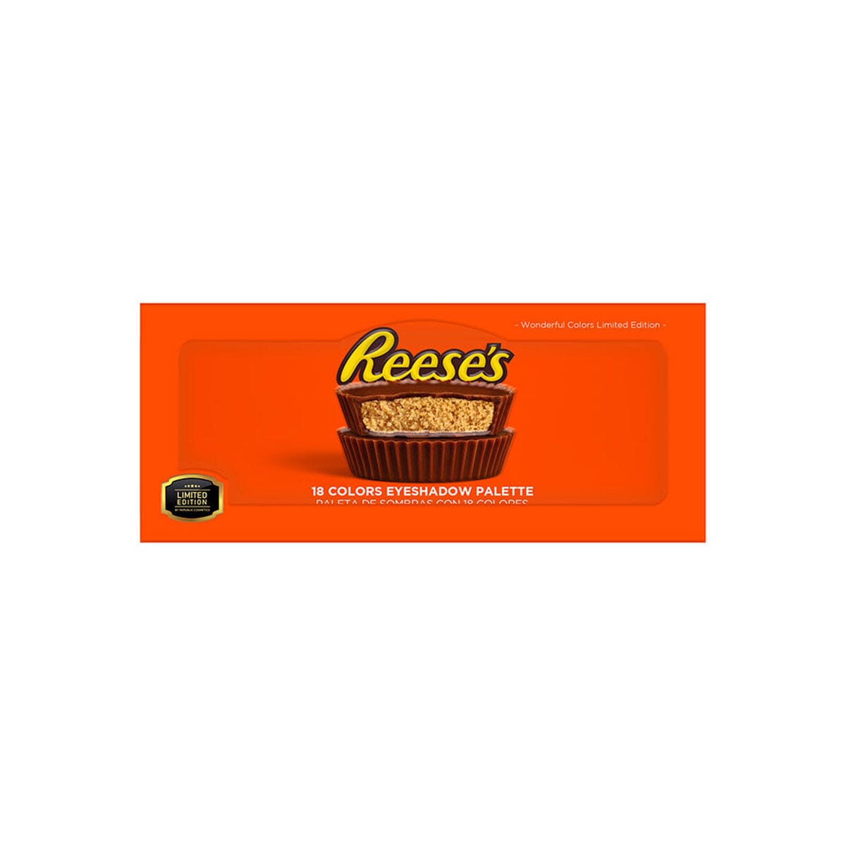 18-Color Eyeshadow Palette with Reese's Chocolate Theme - Perfect for Makeup Lovers & Gift Giving | Party, Cosplay, Daily Wear
