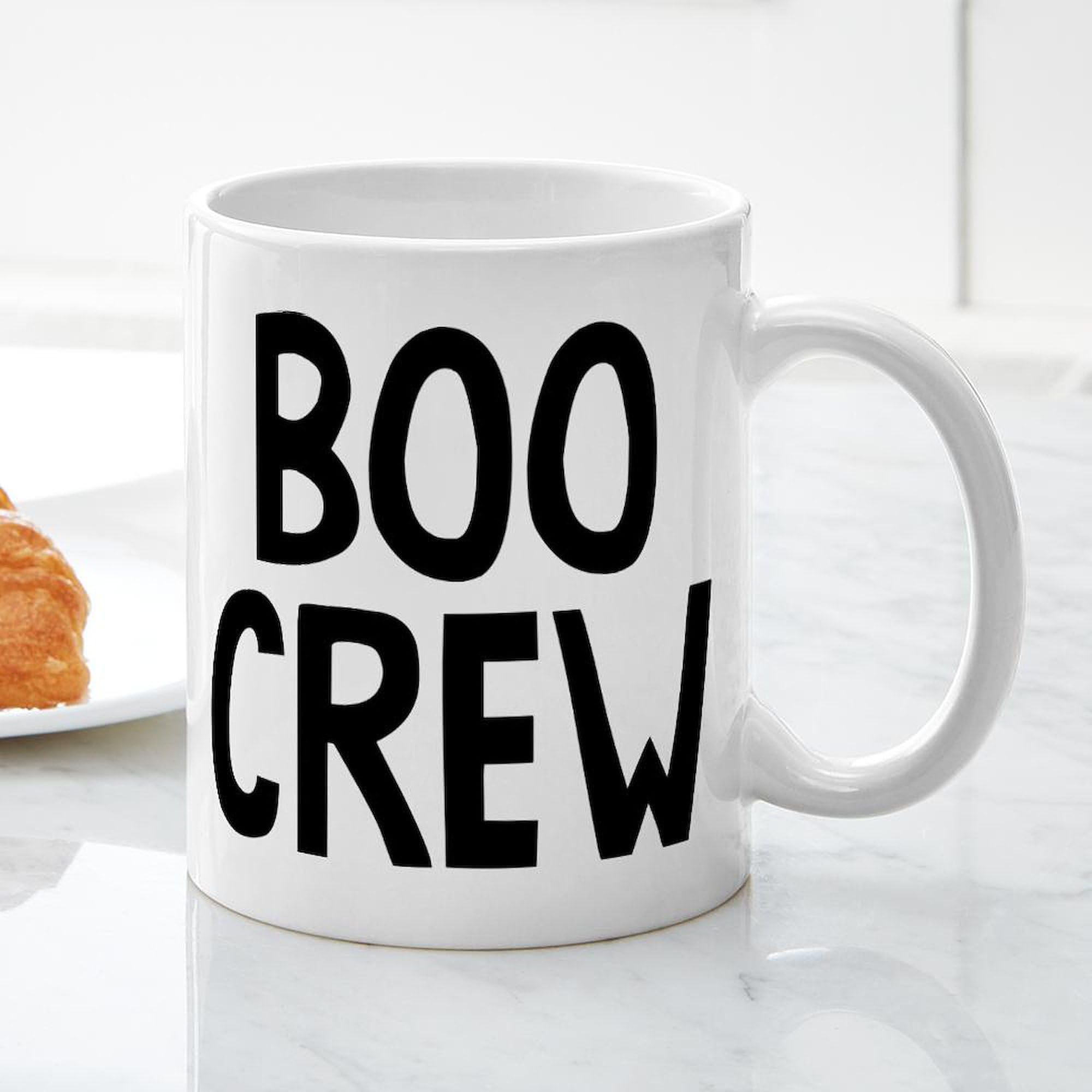 Boo Crew 11 oz (325 ml) Ceramic Coffee Mug - Halloween Themed Coffee Cup for Office, Home & Gifts - Perfect for Hot Beverages Like Coffee, Tea or Cocoa