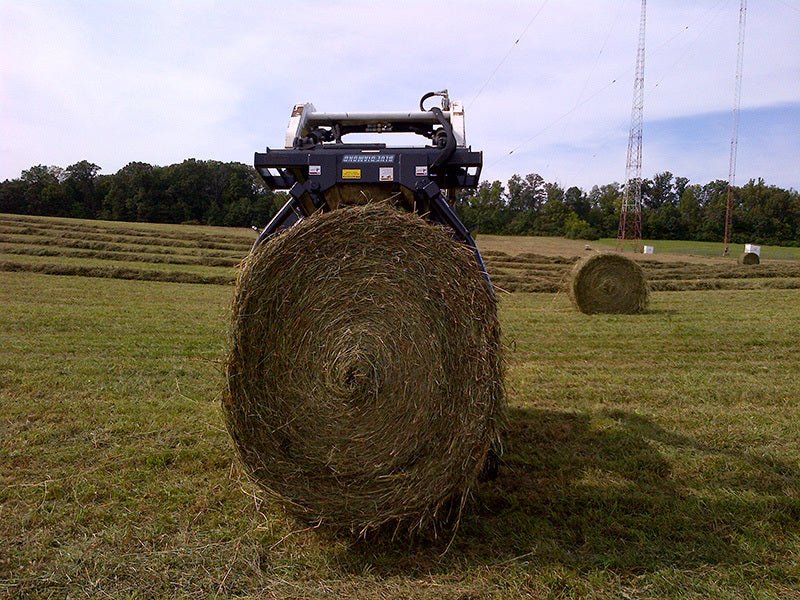 Blue Diamond® Bale Squeeze Attachment for Tractors - Heavy Duty Hay Bale Handling Equipment for Farming & Agriculture | Perfect for Livestock Feed Management & Barn Organization
