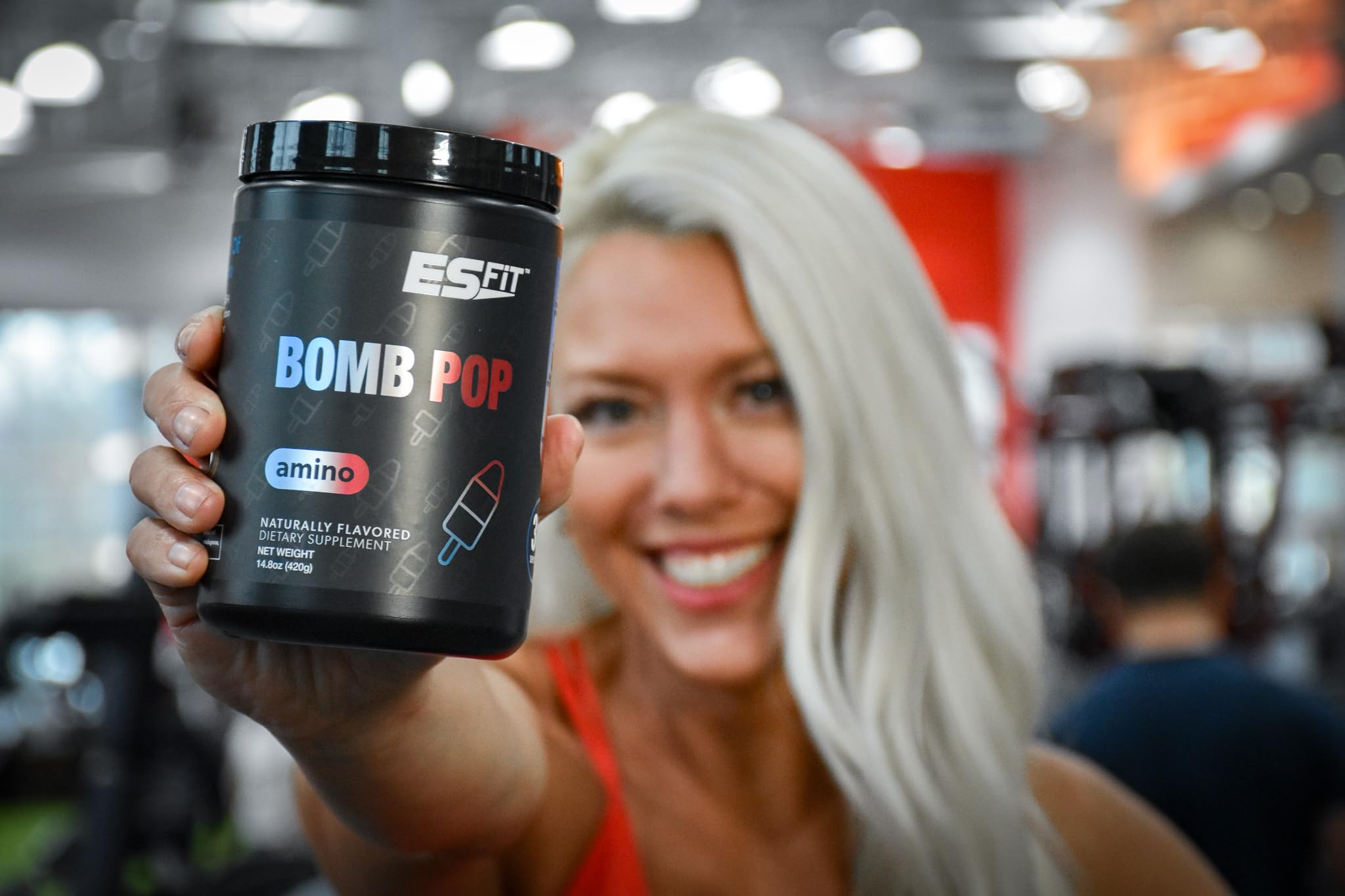 **Premium BCAA Amino Powder 2:1:1 Ratio - Pre & Post Workout Supplement with Electrolytes, Essential Amino Acids, Great Bomb Pop Flavor - Lab Tested & Certified (30 Servings) - Ideal for Muscle Recovery & Hydration**