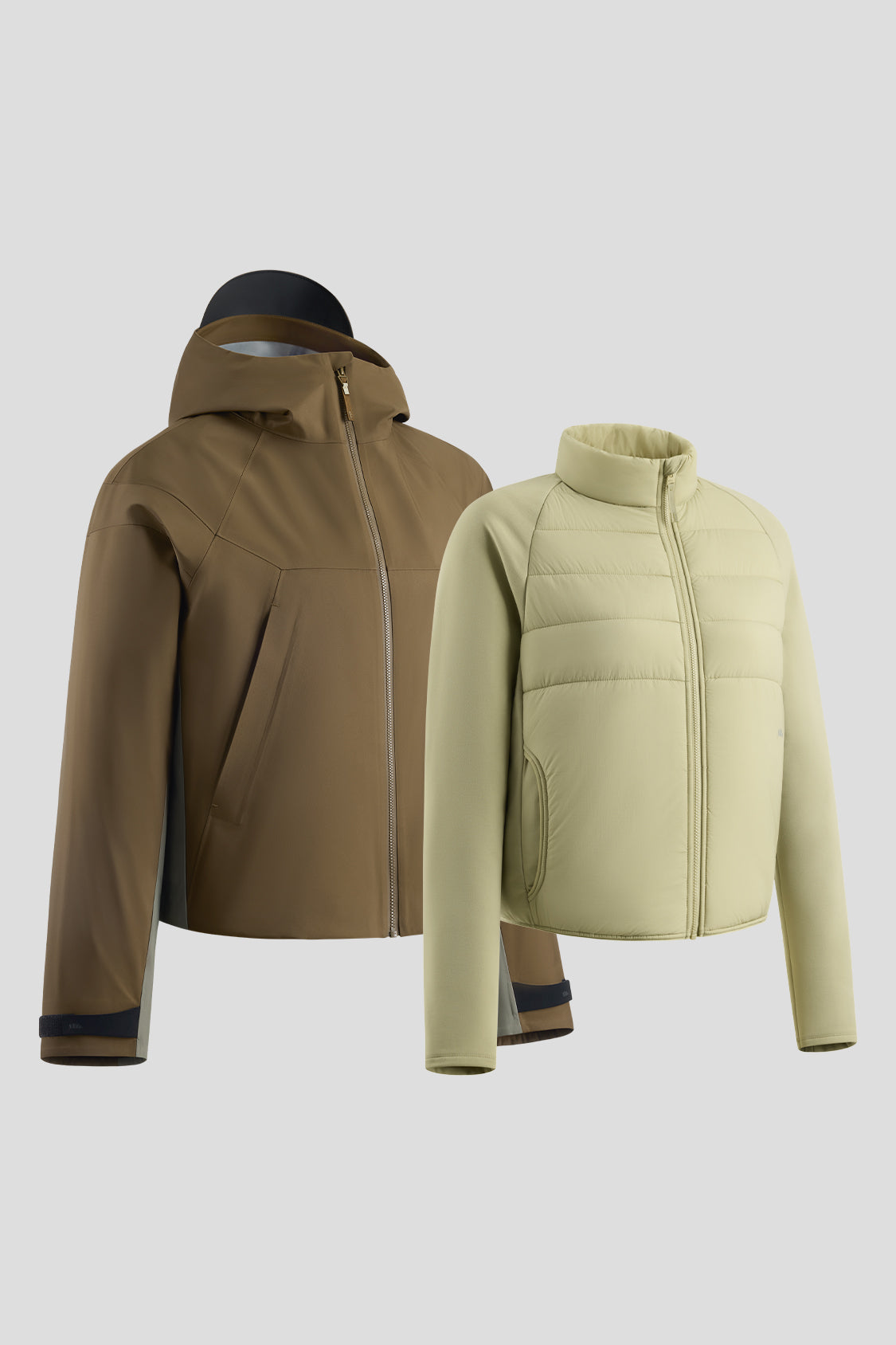 ThermaTrio Women's 3-in-1 Convertible Jacket - Waterproof Windbreaker with Removable Fleece Liner for Hiking, Camping & Outdoor Adventures