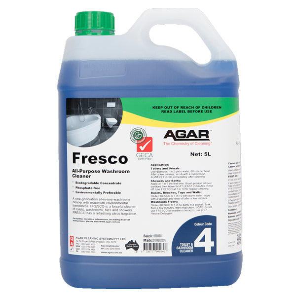 Eco-Friendly All-in-One Washroom Cleaner | Agar Fresco | Bathroom, Kitchen & Tile Cleaning Solution