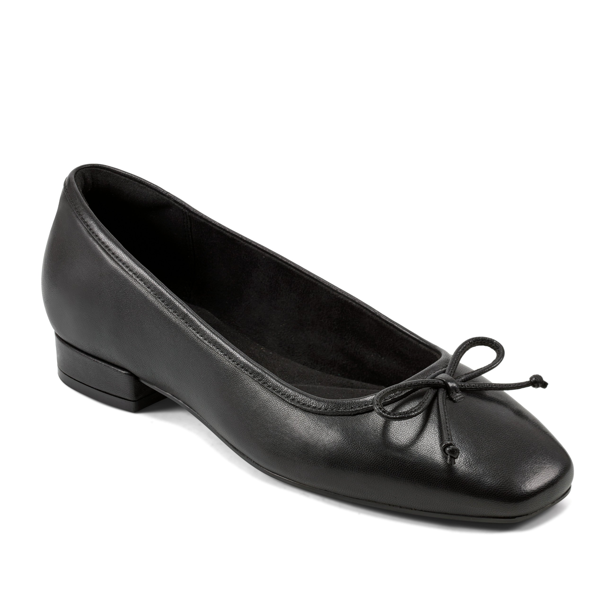 Women's Sadie Square Toe Slip-On Ballet Flats - Comfortable Dress Shoes for Work, Office & Casual Outfits