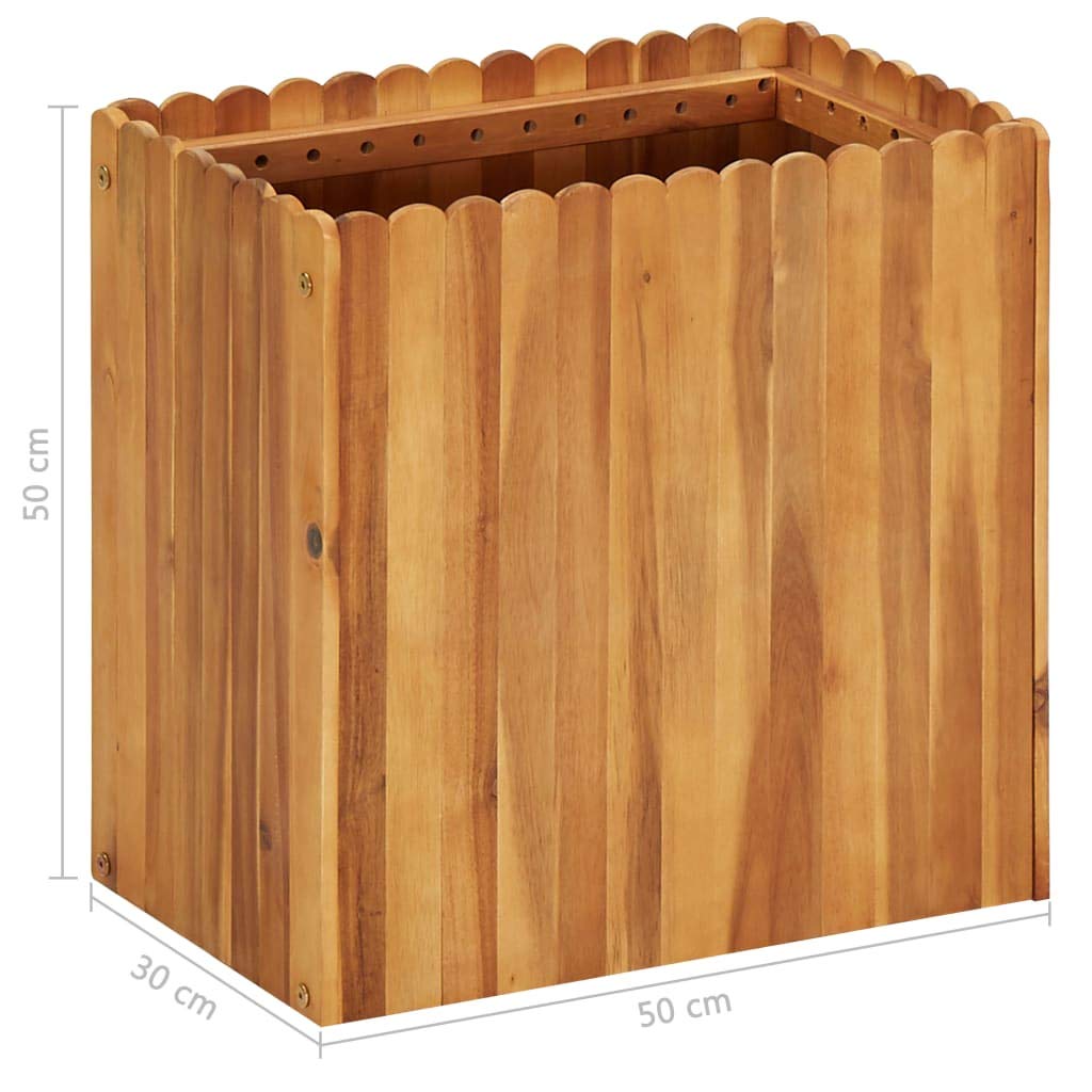Elevated Wooden Raised Garden Bed Planter Box - Outdoor Gardening Kit for Growing Flowers, Vegetables & Herbs - Perfect for Backyards, Patios & Small Space Gardening