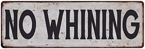 Vintage Rustic Metal Wall Sign - 8x24 Inch Retro Matte Finish Plaque - Perfect for Farmhouse, Bar & Man Cave Decor