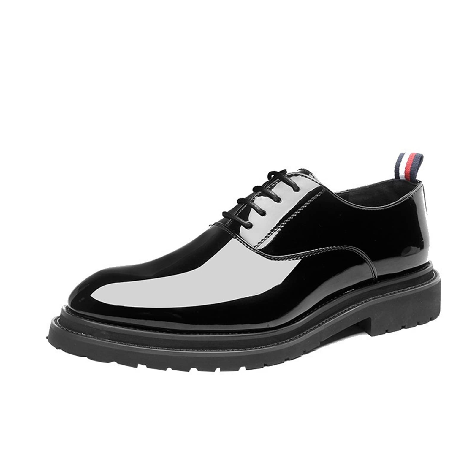 Premium Italian Leather Oxford Dress Shoes for Men - Classic Formal Business & Office Shoes - Perfect for Weddings, Parties & Professional Events