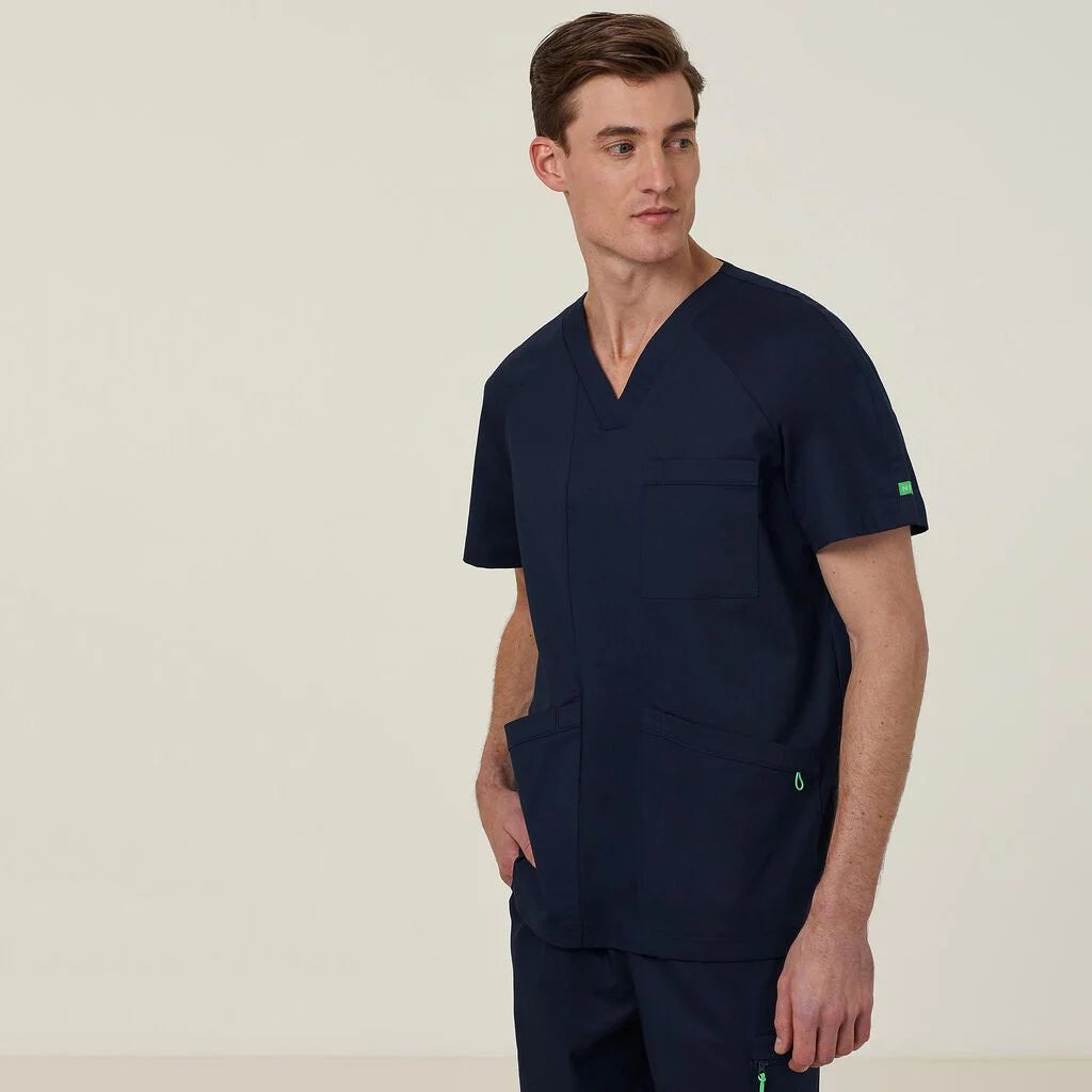 Next Generation Antibacterial Active Carl Scrub Top - Breathable Medical Uniform for Doctors & Nurses - Perfect for Hospitals, Clinics & Healthcare Professionals