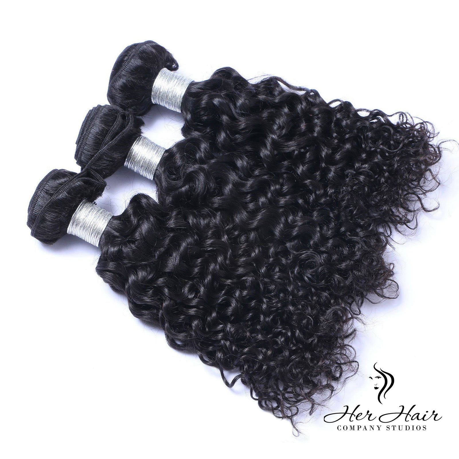 Brazilian Deep Curly Hair Bundles 3-Pack - 100% Human Hair Weft Extensions for Black Women | Perfect for Natural Hairstyles, Weaves & Protective Styling