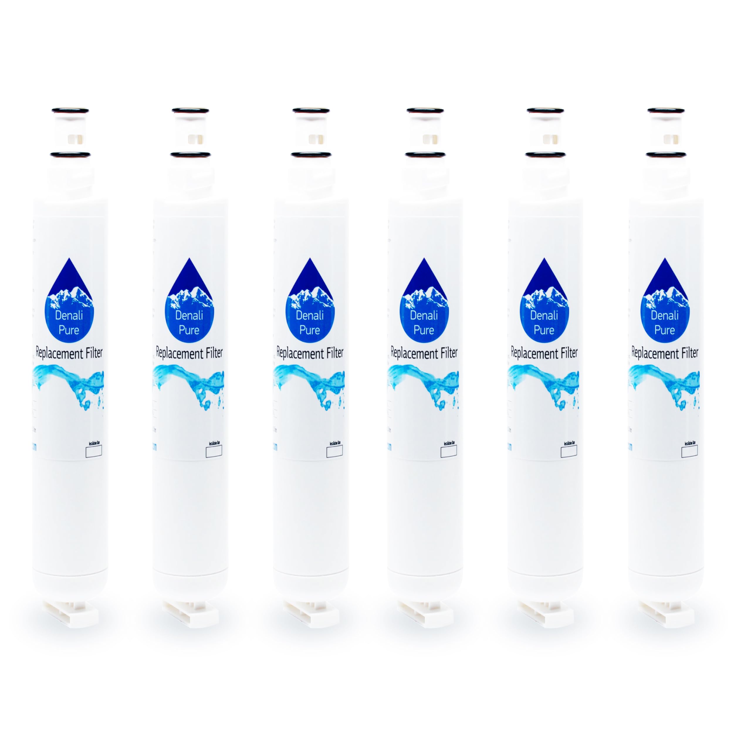 6-Pack Whirlpool GR2SHWXPS02 Refrigerator Water Filter Replacement - Compatible with Whirlpool 4396701 Fridge Water Filter Cartridge | Clean & Fresh Drinking Water for Home & Office