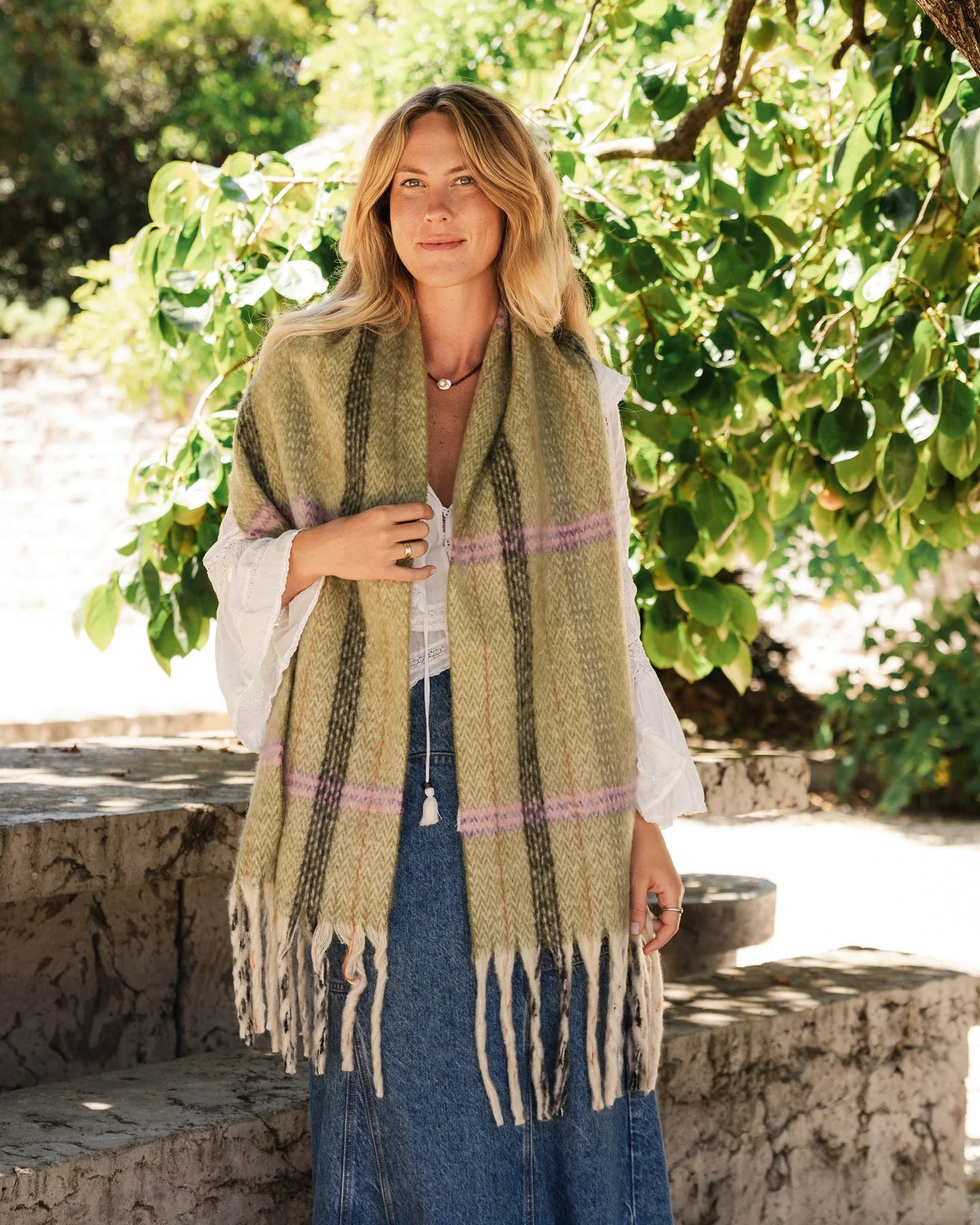 Louenhide Pistachio Bristol Scarf - Soft & Stylish Winter Accessory for Women - Perfect for Cold Weather, Outdoors & Fashion