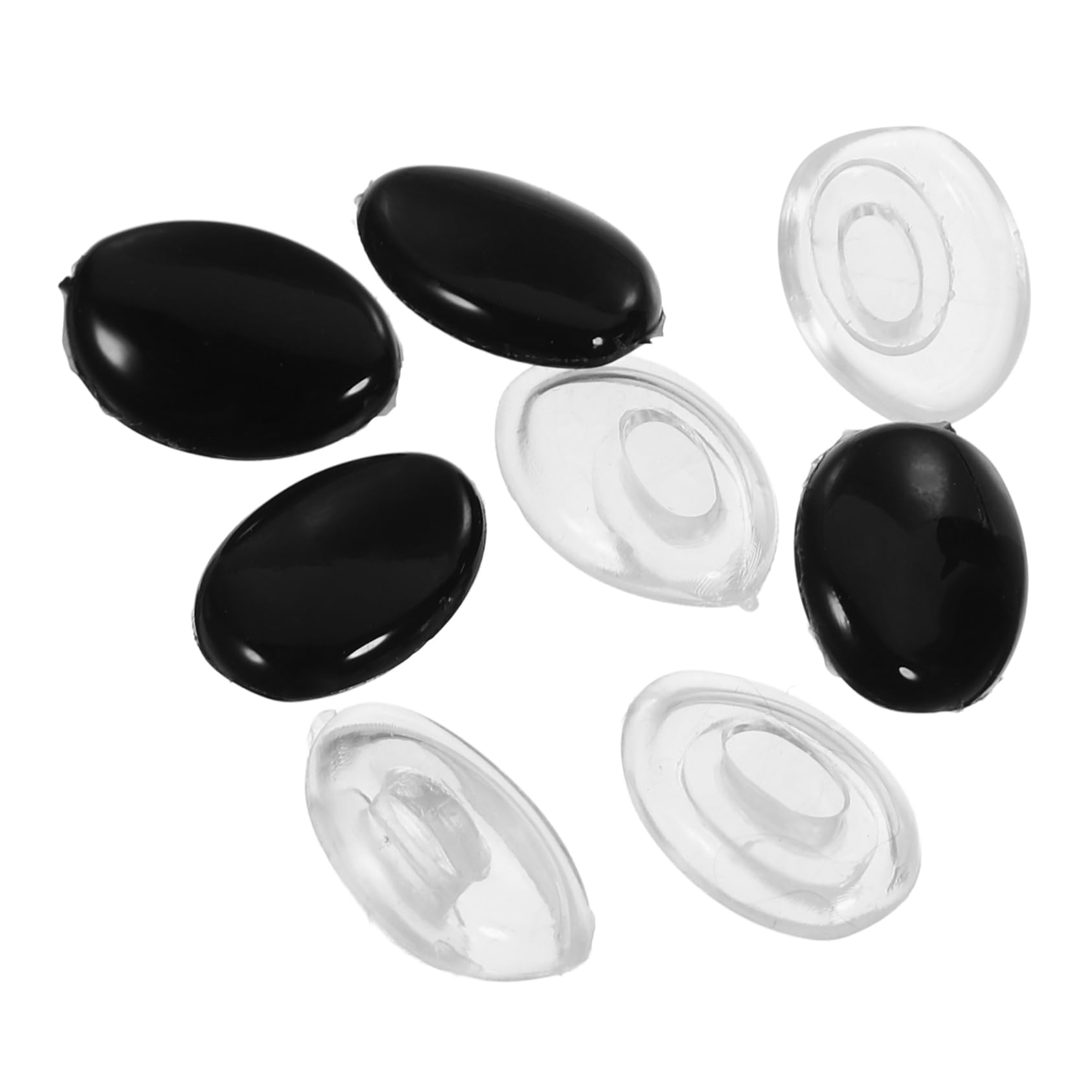 Anneome 4 Pairs Silicone Nose Pads for Kids Glasses - Soft Comfortable Nose Cushions, Children's Eyewear Accessories & Repair Parts - Perfect for School, Reading, and Daily Wear