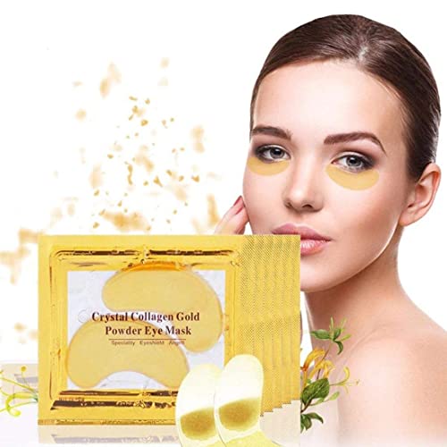 20pcs Bio Crystal Collagen Eye Mask Set - Hydrating & Anti-Aging Under Eye Patches for Dark Circles & Puffiness - Perfect for Spa Night, Travel & Self-Care Routine