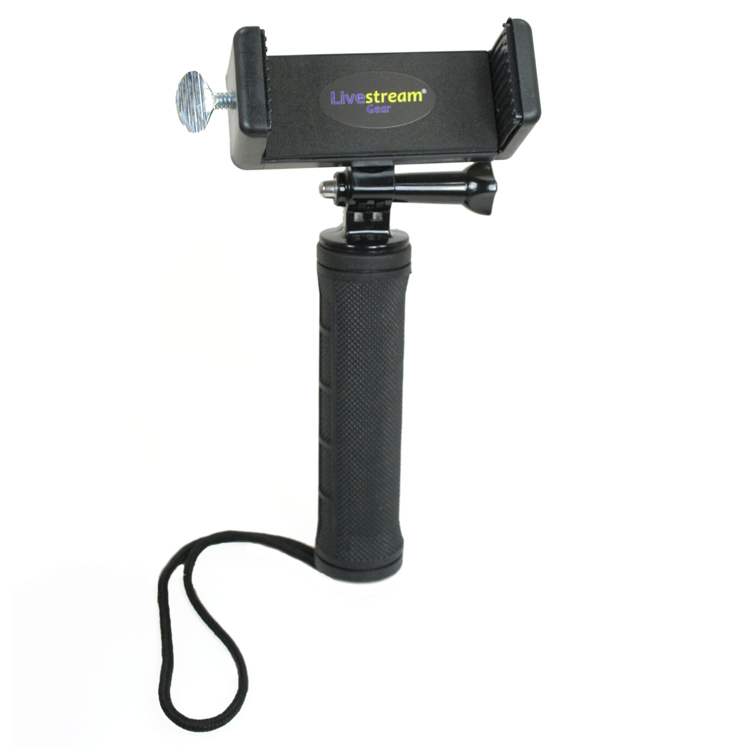 Livestream Gear® - Universal Phone Grip Holder for Live Streaming, Zoom Meetings & Video Recording - Compatible with iPhone 6 Plus, Galaxy Note & Large Smartphones - Perfect for Vlogging, Gaming & Outdoor Activities