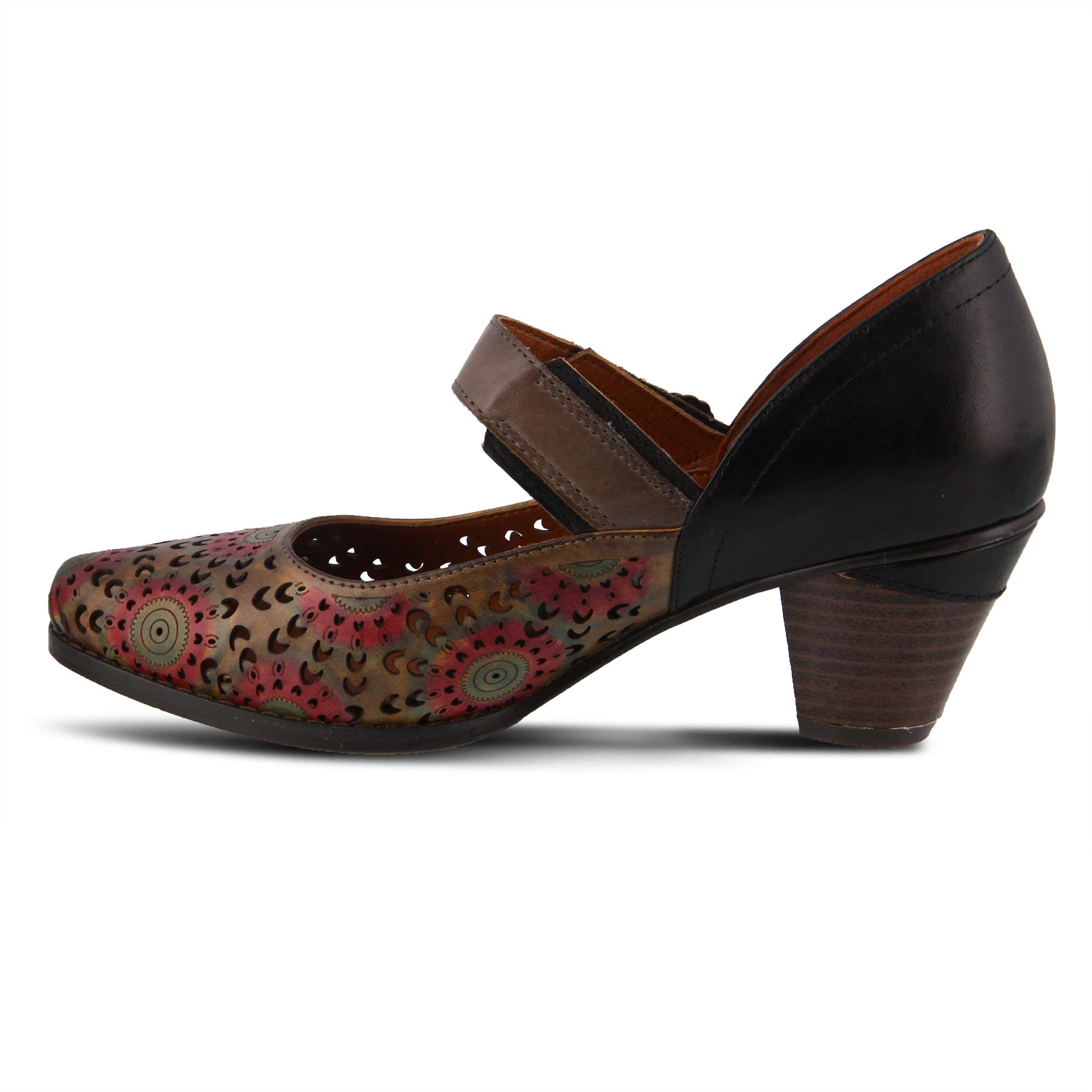 L'Artiste by Spring Step LAJUAN Women's Comfortable Taupe Multi-Color Casual Shoes US 7.5-8 | Perfect for Work, Walking & Everyday Wear
