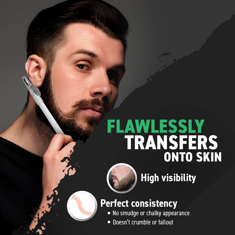 Tomb45 Barber Pencil Precision 3-Pack - Professional Eyebrow & Beard Styling Tool for Grooming, Makeup, and Tattoo Outlining - Perfect for Barbers, Stylists, and DIY Beauty