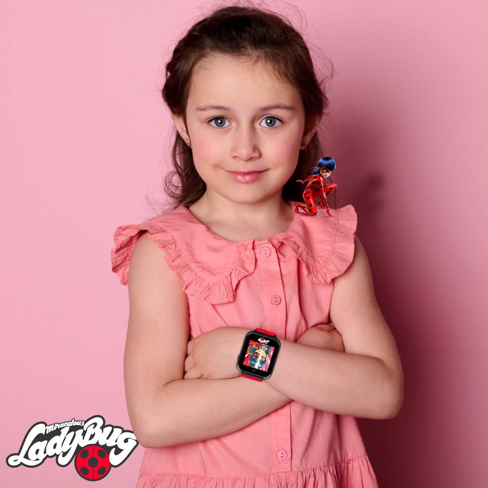 Interactive Smartwatch for Kids - Touchscreen Watch with 10 Changeable Faces, Step Counter, Games, Selfie Camera, Alarm & Timer - Durable Silicone Band Fits 5.5-8 Inch Wrists - Perfect for School, Playtime & Outdoor Activities