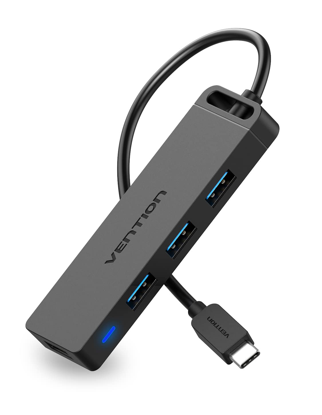 VENTION USB C Hub with 4 USB 3.0 Ports & Thunderbolt 3 Support - USB Type C to USB Adapter for MacBook Pro/Air 2020/2019, Laptops & USB-C Devices (3FT) - Perfect for Home Office, Travel & Multi-Device Connectivity