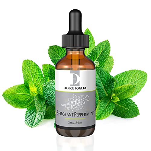 Peppermint Flavor Oil for Lip Gloss, Candies & Baking - 2oz | Dolce Foglia