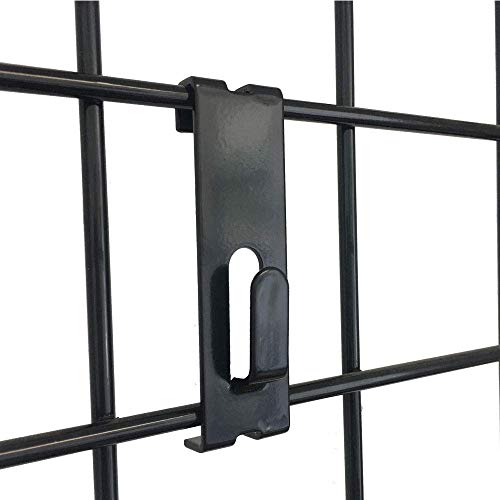 Durable Metal Gridwall Display Hooks - 25 Pack for Photo Frames & Retail Merchandise | Perfect for Store Displays, Trade Shows & Home Organization