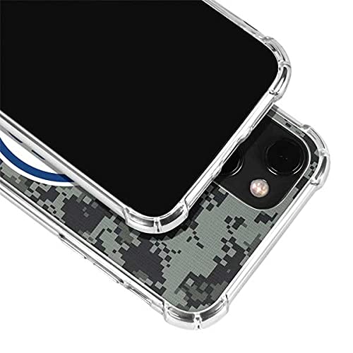 Official NHL Edmonton Oilers Camo Design Clear Phone Case for iPhone 13 - Durable Protective Cover for Everyday Use, Sports Events & Outdoor Activities
