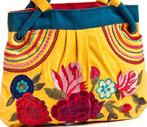 Brave Girl Yellow Leather Crossbody Purse for Women - Fashionable & Durable Handbag for Daily Use, Travel & Shopping | Model 102172