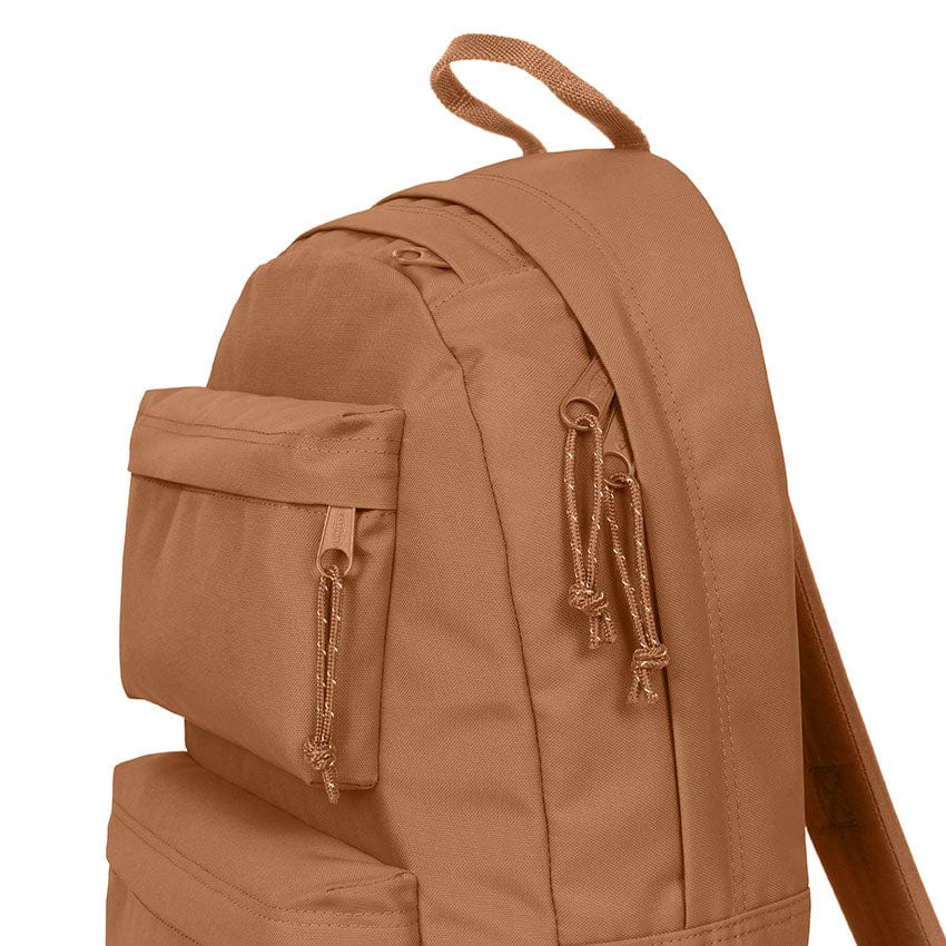 Eastpak Padded Double Backpack for School & Travel - Ginger Brown | Durable Laptop Backpack with Spacious Compartments | Perfect for College Students & Commuters