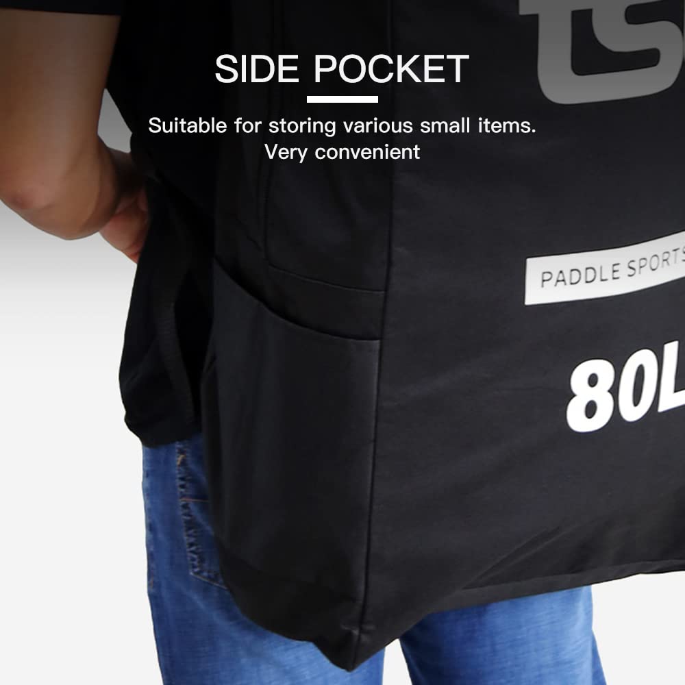 **80L/105L/125L Inflatable Paddleboard Backpack - Durable iSUP Travel Bag for Stand Up Paddle Boards | Waterproof & Lightweight Shoulder Backpack | Perfect for Beach, Lake & Outdoor Adventures**